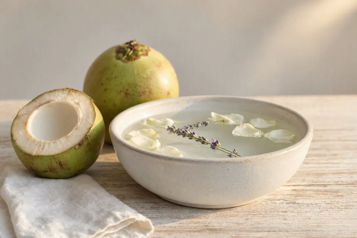 Banho: Banho de Água de Coco