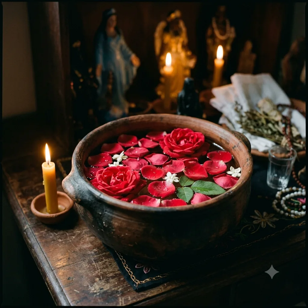 Banho: Banho de Rosas Vermelhas