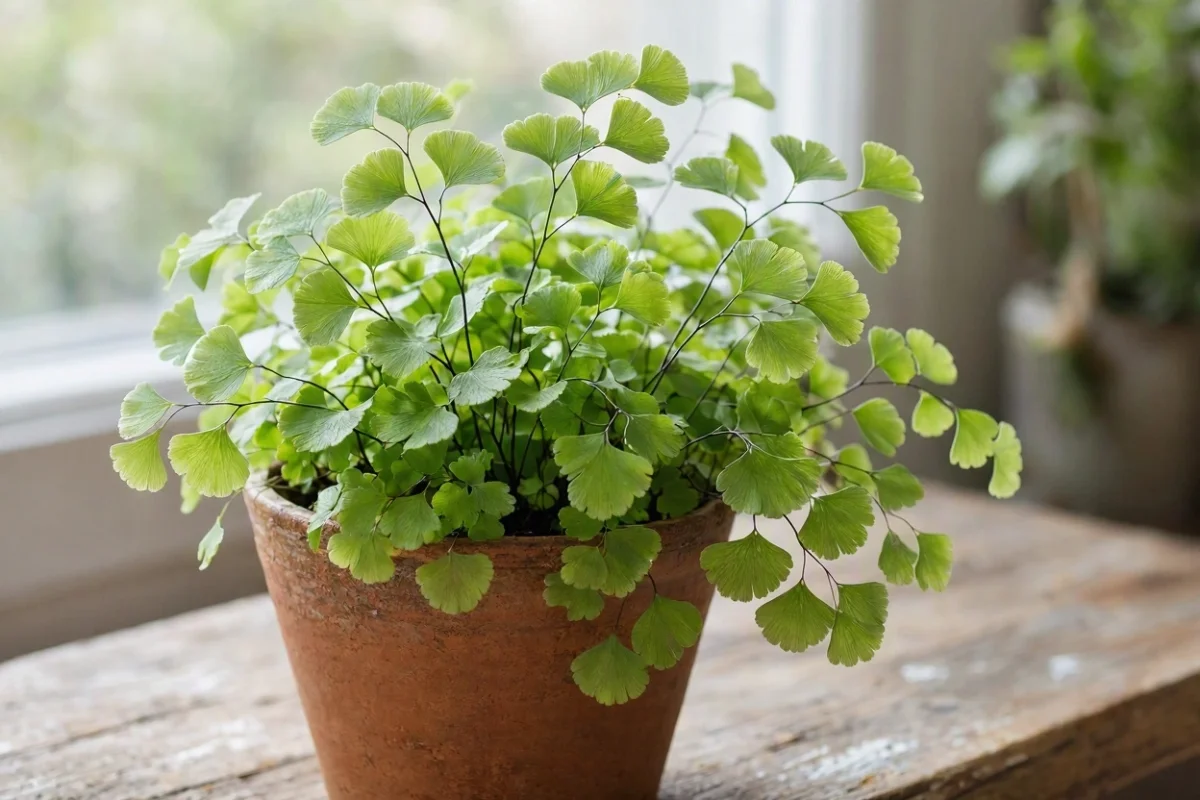 Foto da erva Avenca (Adiantum capillus-veneris)