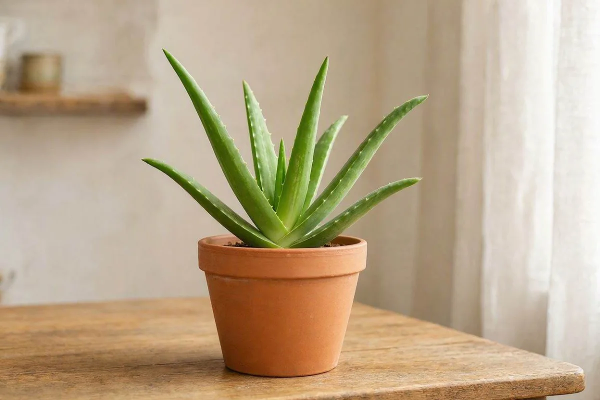 Foto da erva Babosa (Aloe Vera)