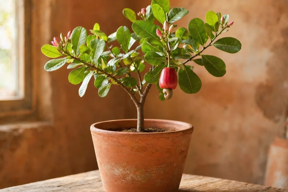 Foto da erva Cajueiro (Anacardium occidentale)