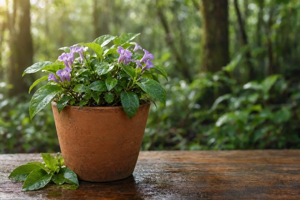 Foto da erva Cipó-alho (Mansoa alliacea)