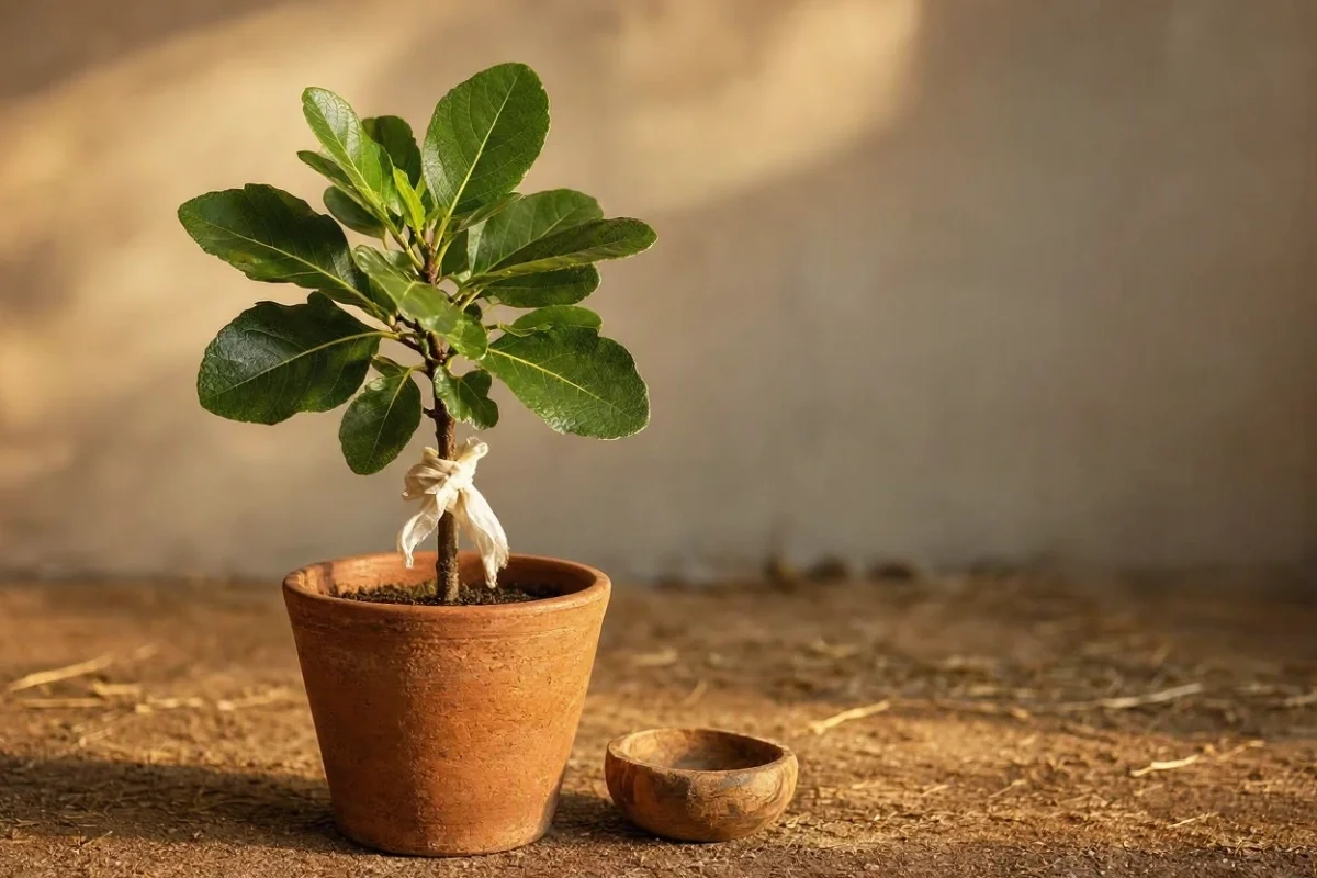 Foto da erva Gameleira Branca (Ficus doliaria)