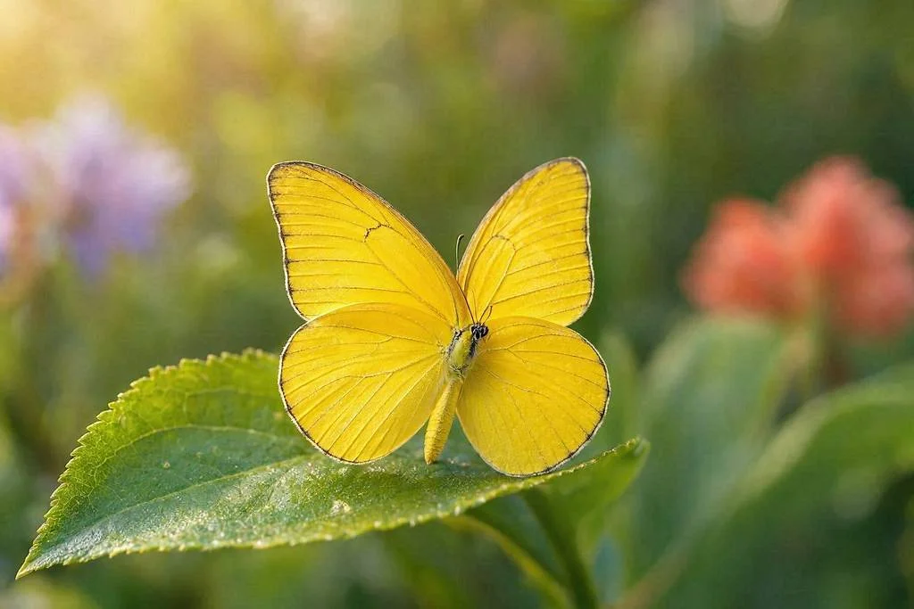 Borboleta amarela: significado
