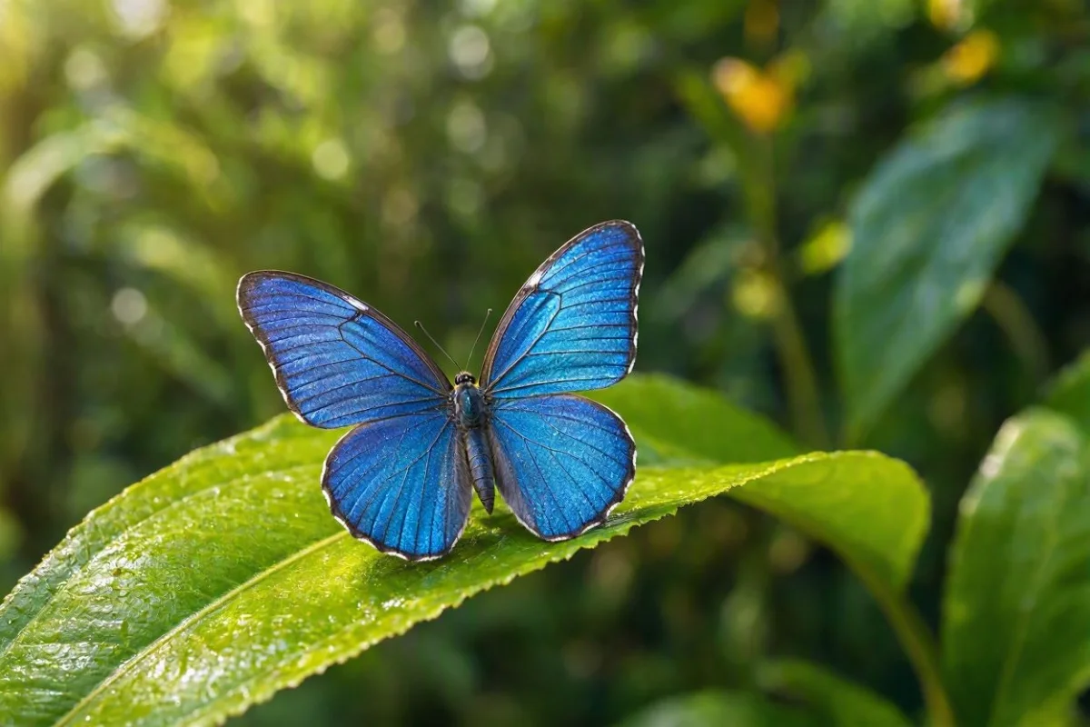 Borboleta azul: significado